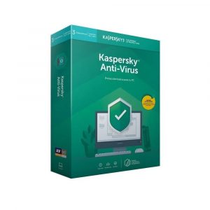 Antivirus Kaspersky 2020/ 3 Dispositivos/ 1 Año