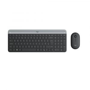 Teclado y Ratón Inalámbricos Logitech Slim Combo MK470