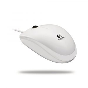 Ratón Logitech B100/ Hasta 800 DPI/ Blanco