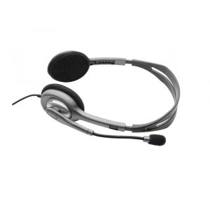 Auriculares Logitech H110/ con Micrófono/ Jack 3.5/ Plateados