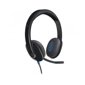 Auriculares Logitech H540/ con Micrófono/ USB/ Negros