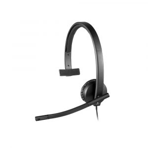 Auriculares Logitech H570E/ con Micrófono/ USB/ Negros