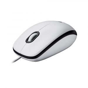 Ratón Logitech M100/ Hasta 1000 DPI/ Blanco