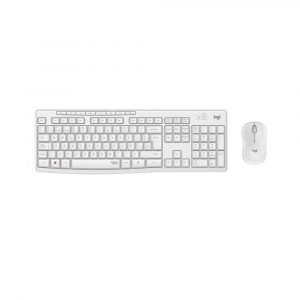 Teclado y Ratón Inalámbricos Logitech Silent Touch MK295/ Blanco