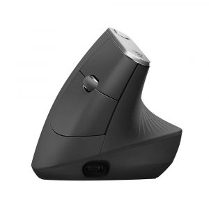 Ratón Ergonómico Inalámbrico por Bluetooth/ 2.4GHz Logitech Vertical MX/ Batería recargable/ Hasta 4000 DPI