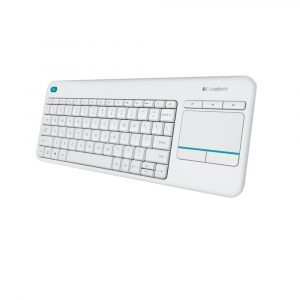 Teclado para Smart TV Logitech Wireless Touch K400 Plus/ Blanco